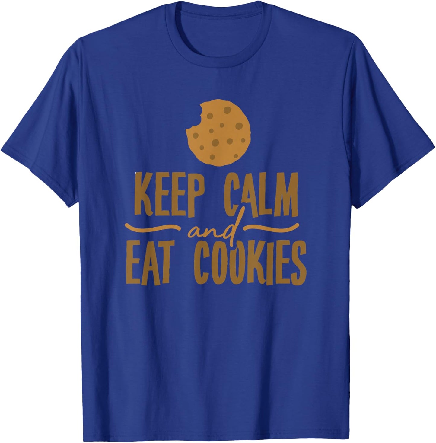 SHIRTSIDE Cookie Lover - Women's Black Cookie-Themed - Small - Classic Fit - Short Sleeve T-Shirt - T-Shirt | Royal