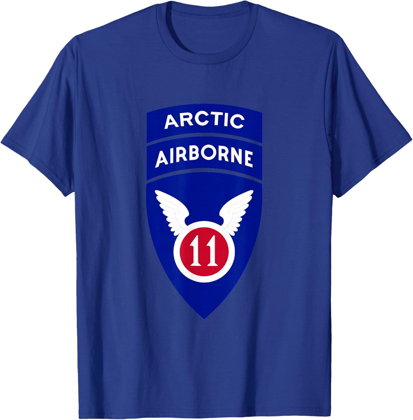 11th Airborne Division Patch - Arctic Angels T-Shirt - T-Shirt | Royal