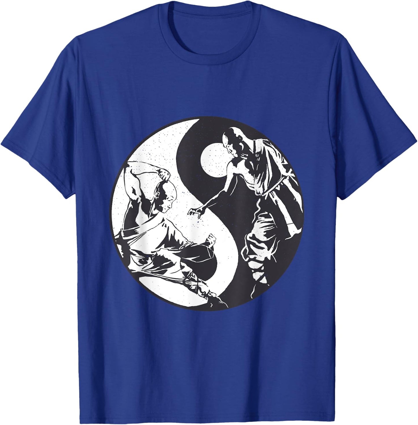 Shaolin Martial Arts Kung Fu Yin Yang MMA Chinese Vintage T-Shirt - T-Shirt | Royal