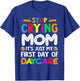 Stop Crying Mom It's Just My First Day Of Daycare Kids T-Shirt - T-Shirt | Royal