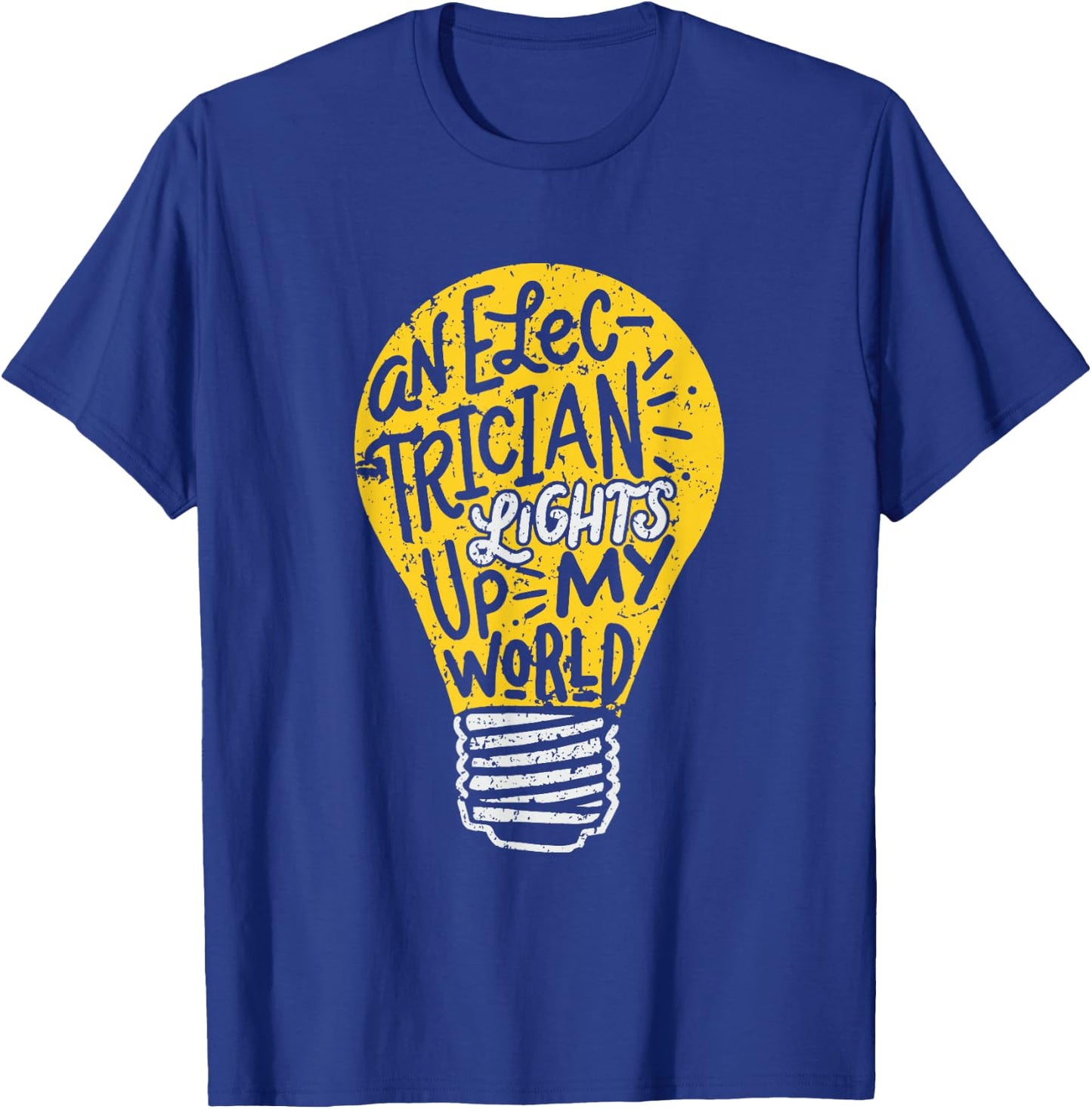 Electrician Wife Electronics Technician Girlfriend T-Shirt - T-Shirt | Royal