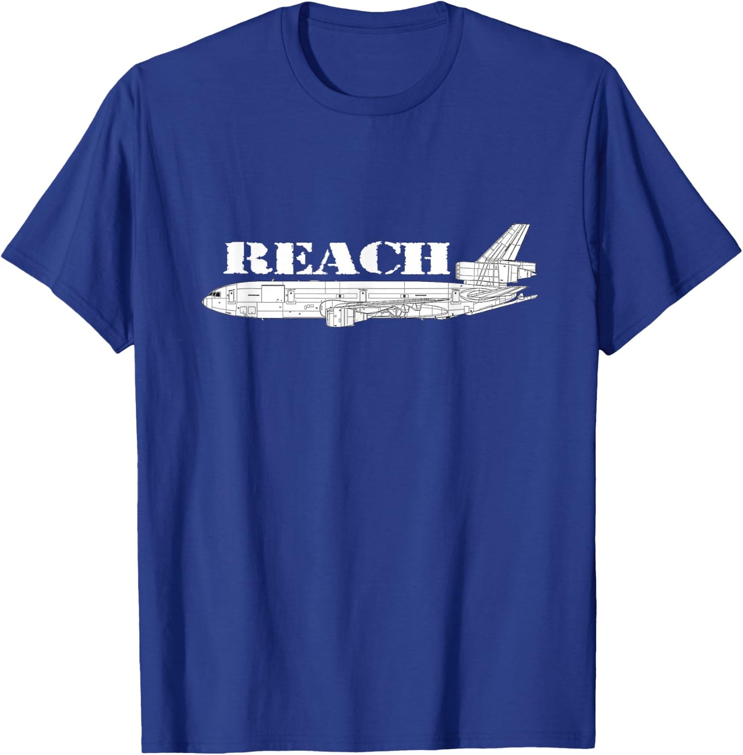 KC-10 Reach Air Refueling T-Shirt - T-Shirt | Royal