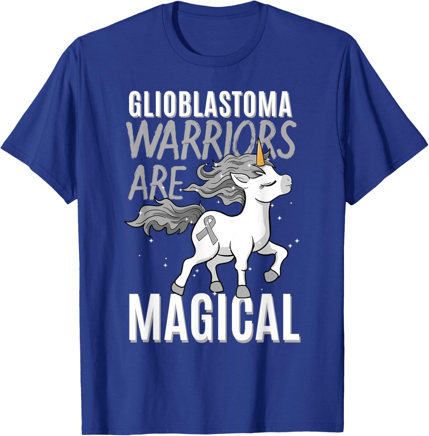Glioblastoma Multiforme Warrior Grade IV Astrocytoma GBM T-Shirt - T-Shirt | Royal