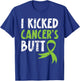 I Kick Cancer's Butt Non-Hodgkin Lymphoma Survivor T-Shirt - T-Shirt | Royal