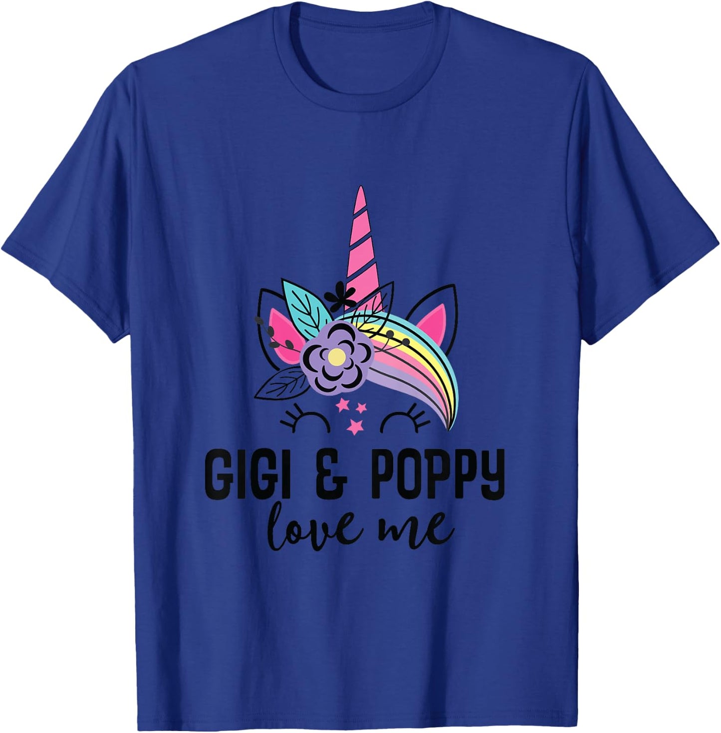 Kids My Gigi and Poppy Love Me Unicorn T-Shirt - T-Shirt | Royal
