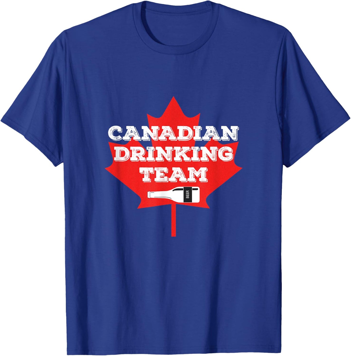Canada National Drinking Team | Canadian Beer Pride T-Shirt - T-Shirt | Royal