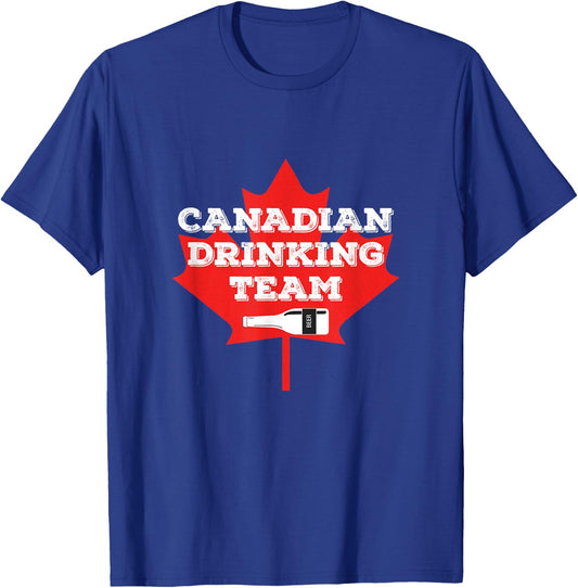 Canada National Drinking Team | Canadian Beer Pride T-Shirt - T-Shirt | Royal