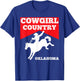 Oklahoma Cowgirl Country Horse Riding Rodeo Apparel T-Shirt - T-Shirt | Royal