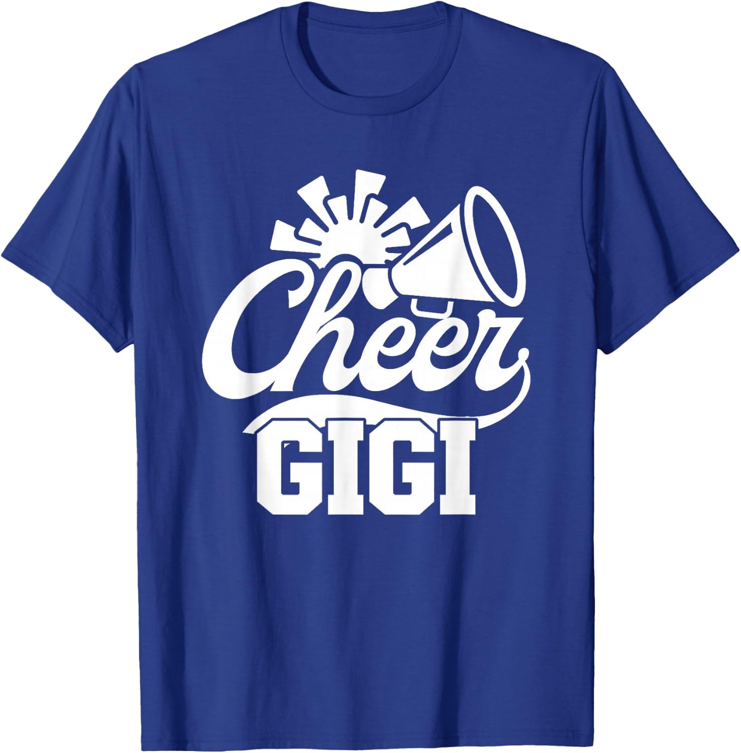 Cheer Gigi Cheerleading Gigi Grandma Of A Cheerleader Gigi T-Shirt - T-Shirt | Royal