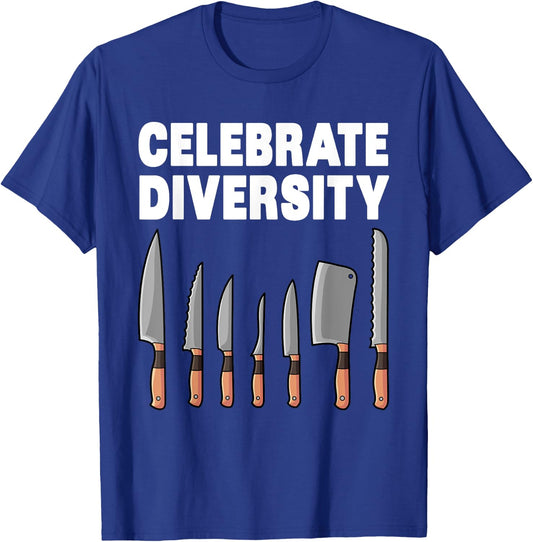Cool Knife Women Kitchen Cooking Knife Collecting T-Shirt - T-Shirt | Royal