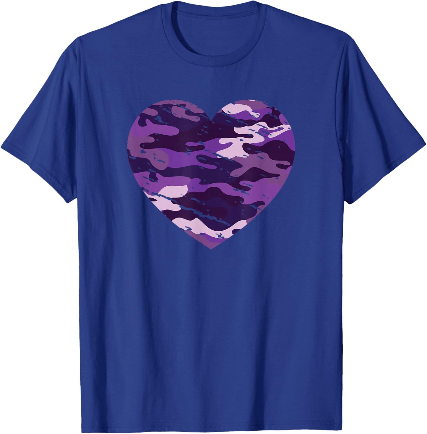 Camouflage Purple Lavender Camo Aesthetic T-Shirt - T-Shirt | Royal