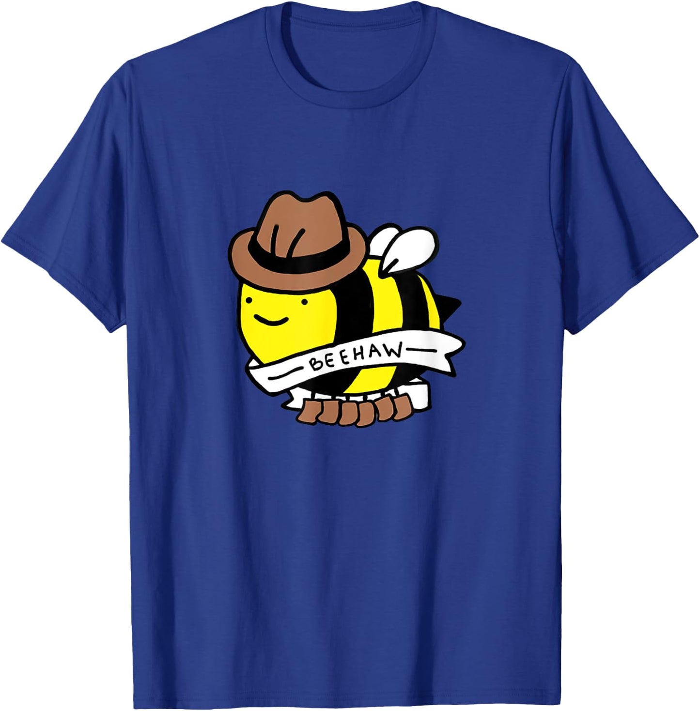 Funny Beehaw Cowboy Bee Lovers Western Country Cowgirl Gift T-Shirt - T-Shirt | Royal