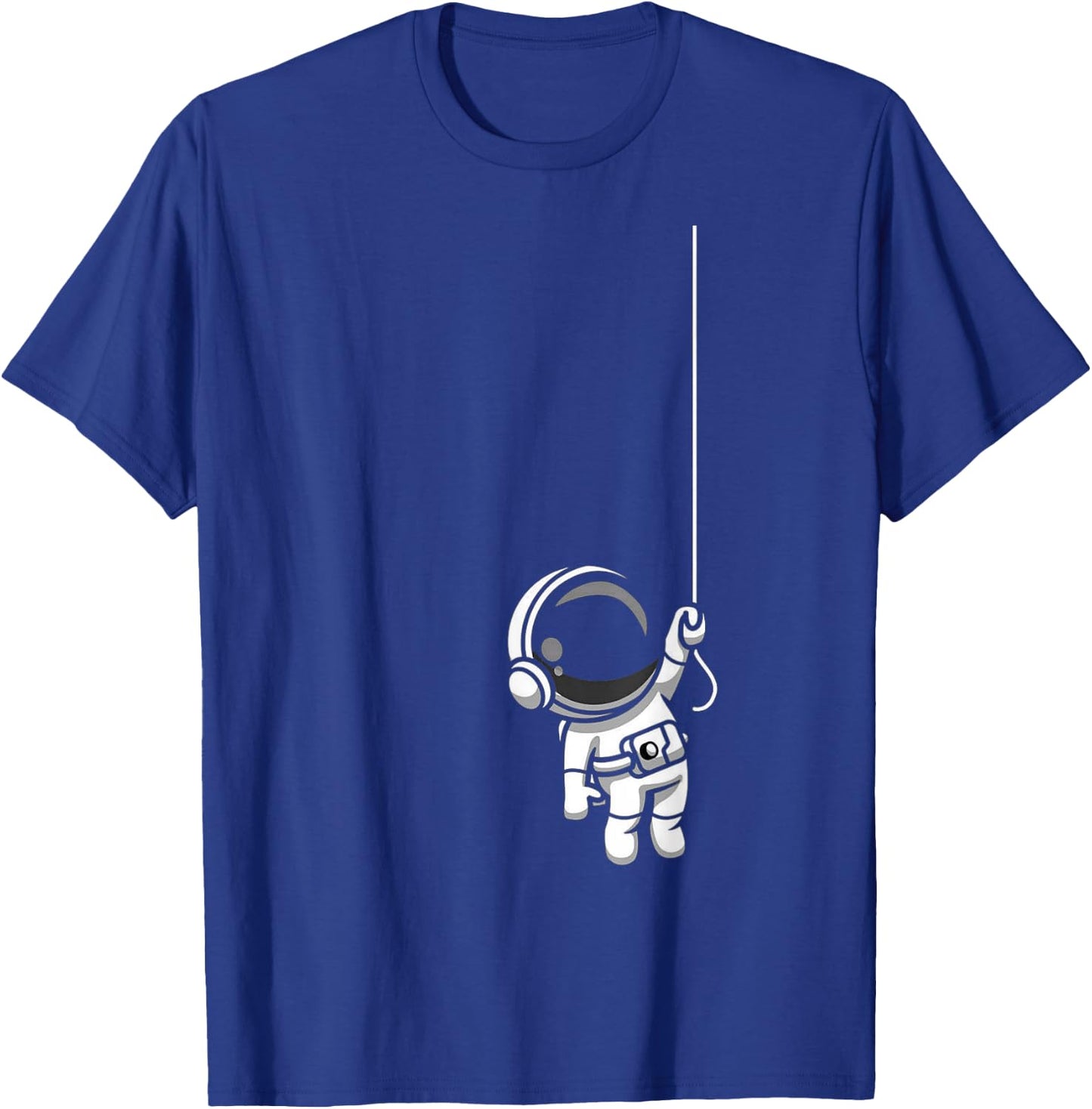 Astronaut Astronomy Science Moon Space Funny T-Shirt - T-Shirt | Royal