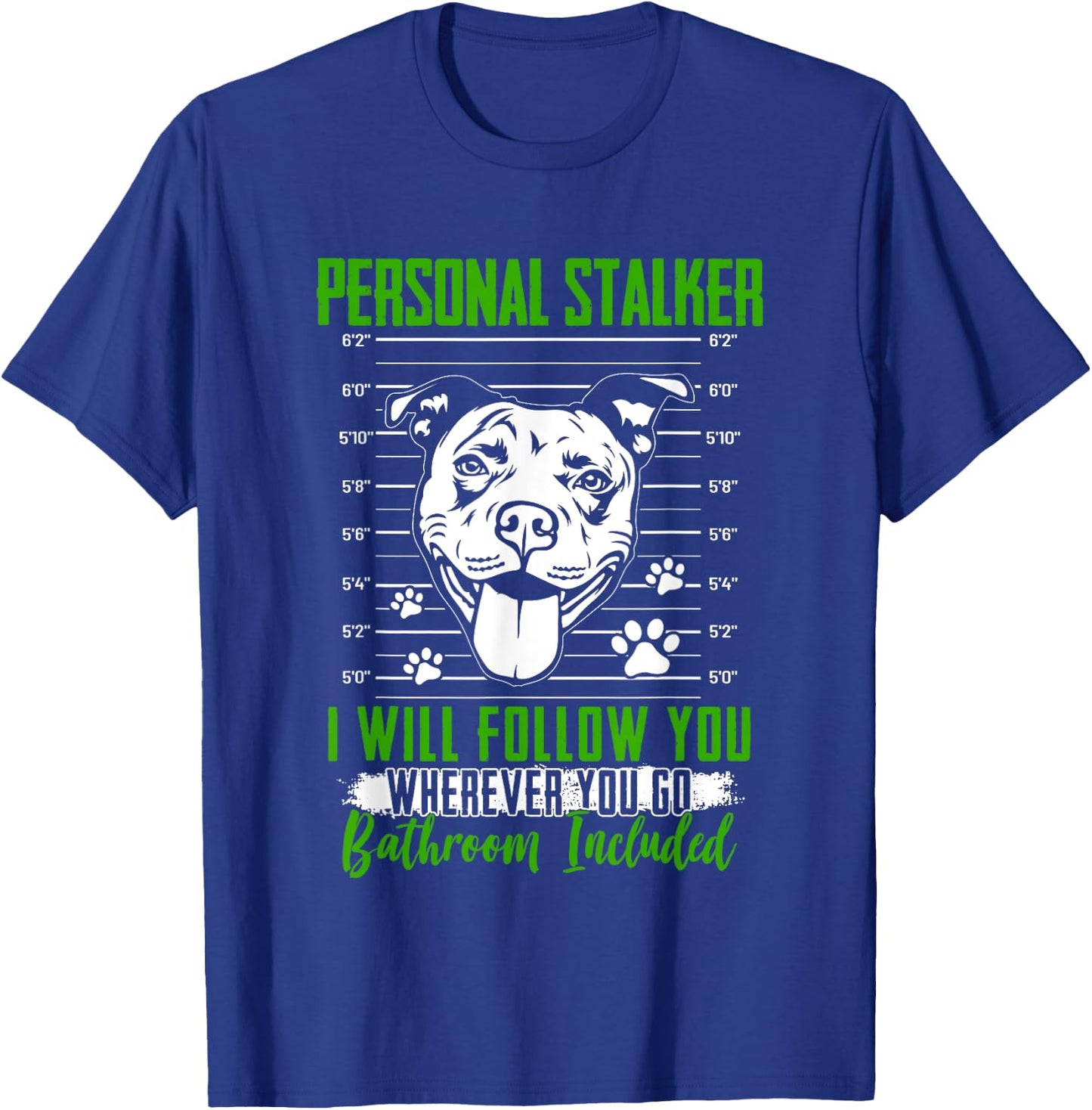 Funny Pitbull Graphic and Men Pitbull Breeder T-Shirt - T-Shirt | Royal