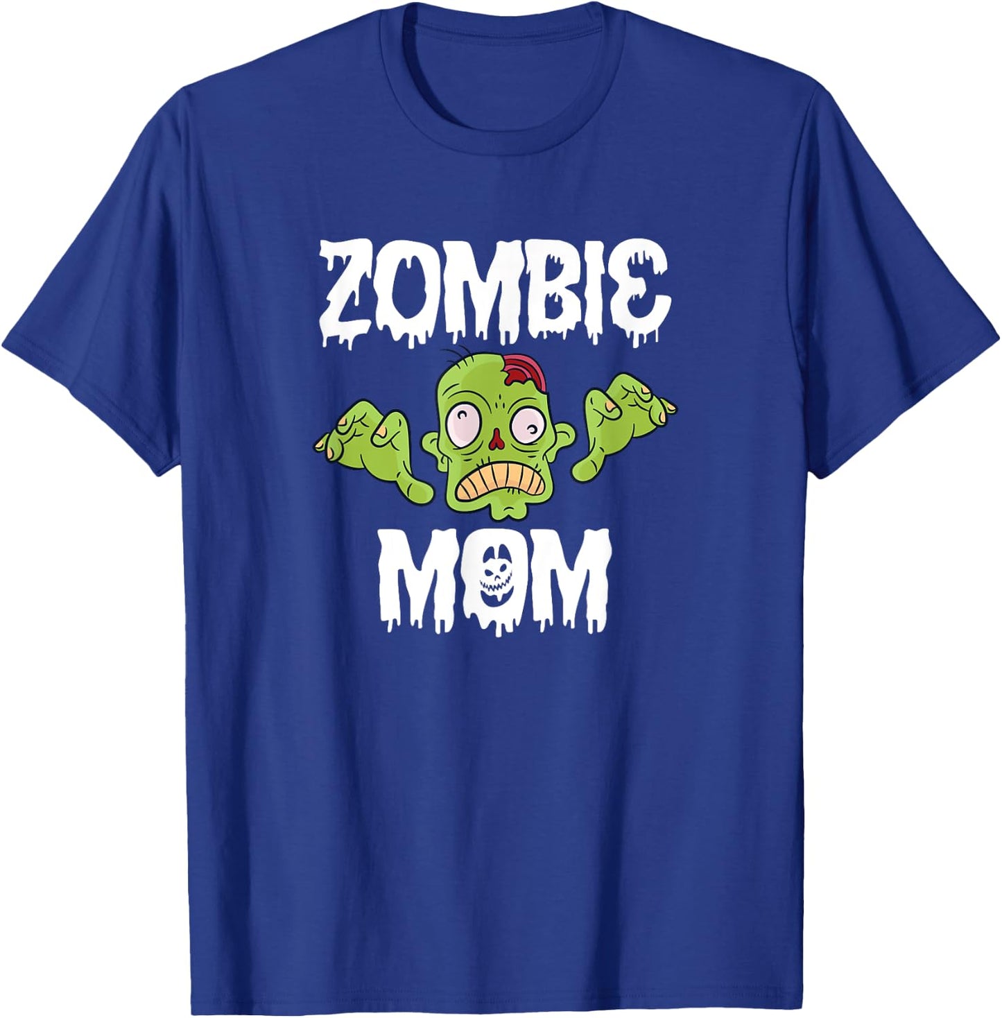 Zombie Mom Mother Matching Family Halloween T-Shirt - T-Shirt | Royal