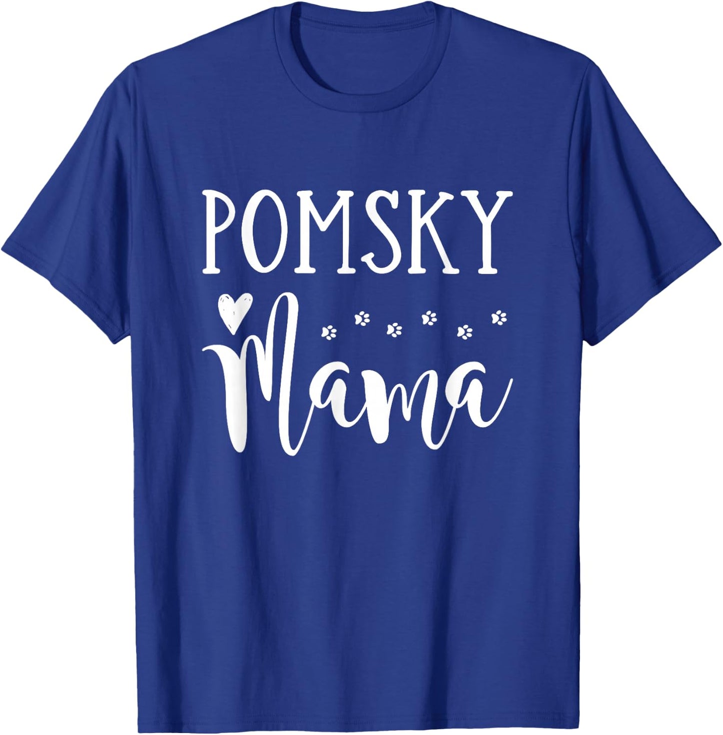 Pomsky Dog Mom - Cute Pomsky Mama T-Shirt - T-Shirt | Royal