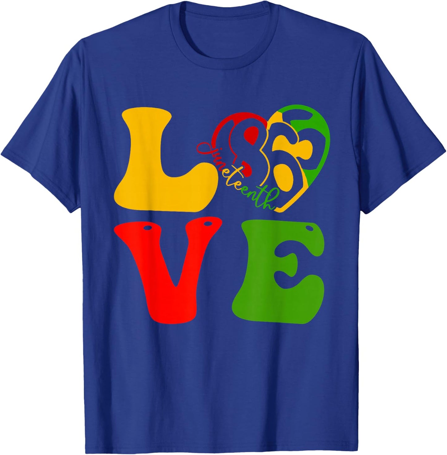 Happy Juneteenth is My Independence Day Love Black Women Kid T-Shirt - T-Shirt | Royal