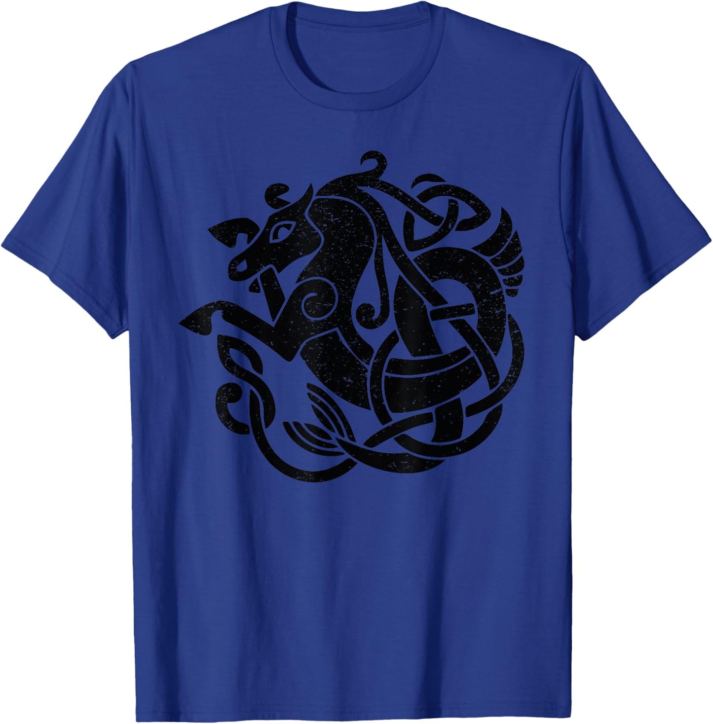 Celtic Knot Seahorse Mythical Kelpie Symbol T-Shirt - T-Shirt | Royal