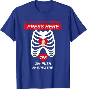 Cpr Instructor First Aid , Women and Kids T-Shirt - T-Shirt | Royal