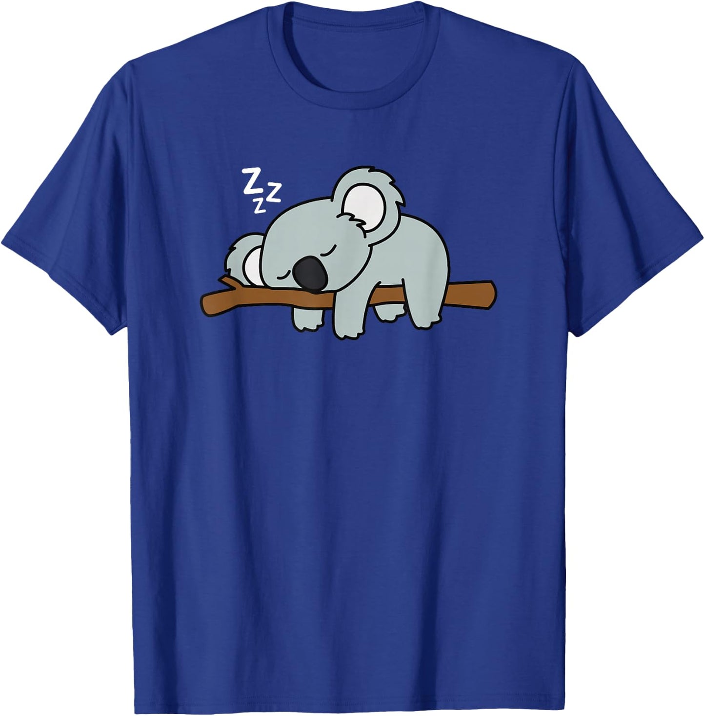 Adorable Australian Animal Tired Sleeping Cute Koala Bear T-Shirt - T-Shirt | Royal
