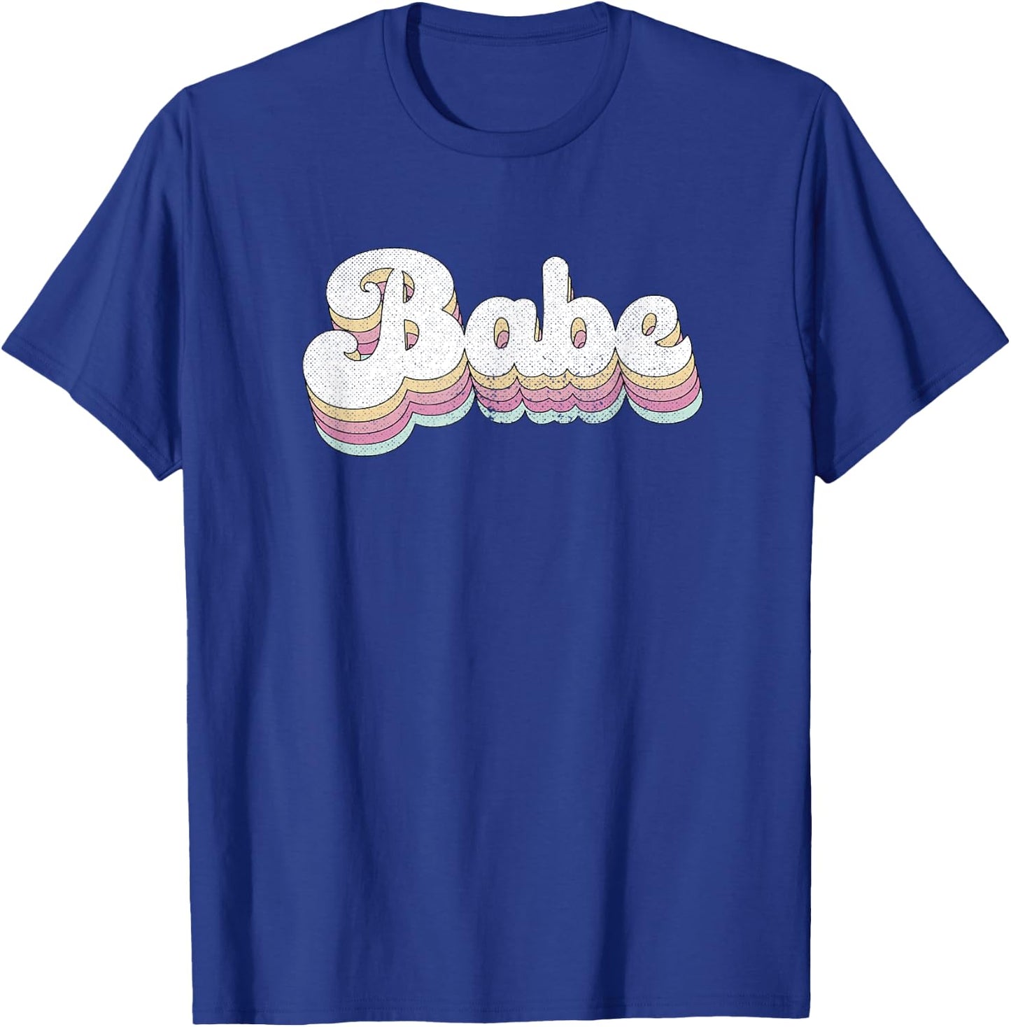 Babe Retro Bride Cute Bridesmaid Bachelorette Party T-Shirt - T-Shirt | Royal