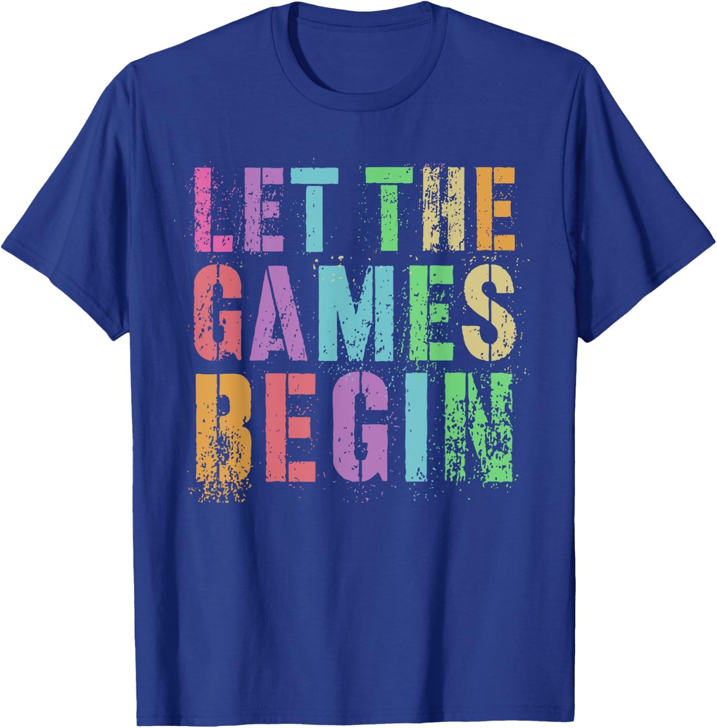 LET THE GAMES BEGIN School's Out Field Day Legend Last Day T-Shirt - T-Shirt | Royal
