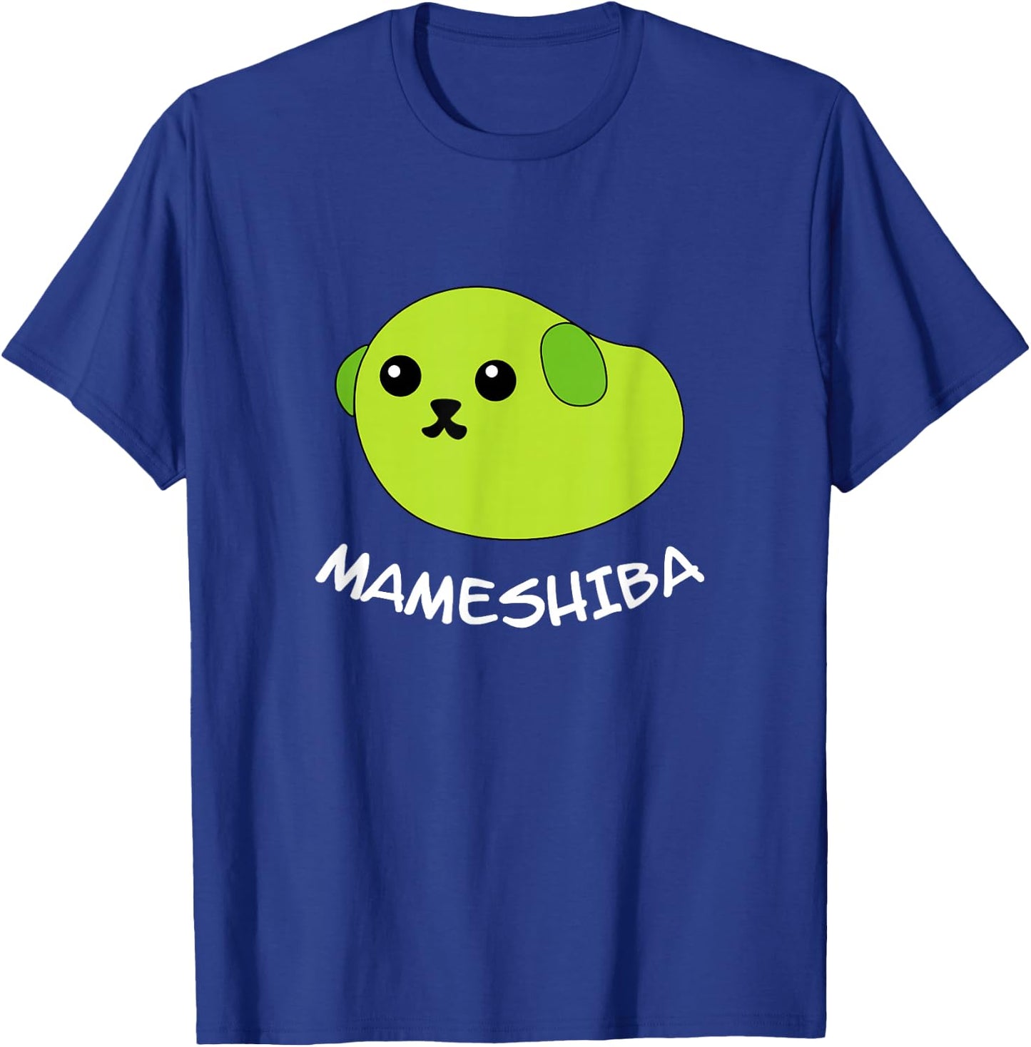 Mameshiba Edamame Bean Dog Shirt with cute grean pea T-Shirt - T-Shirt | Royal