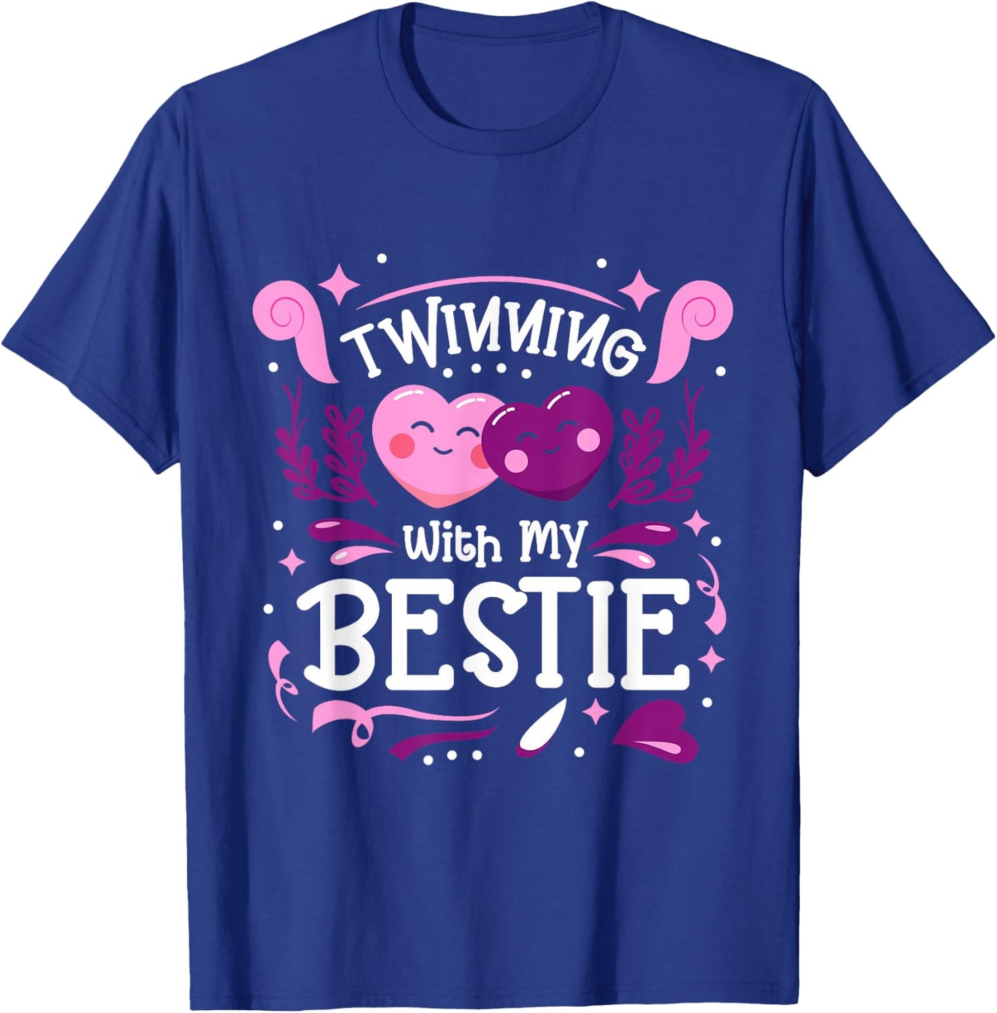 Spirit Week Twinning with My Bestie Friends Matching T-Shirt - T-Shirt | Royal