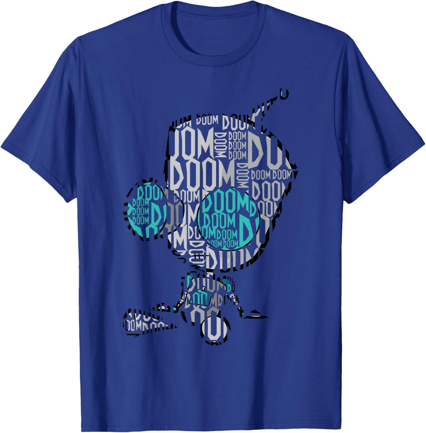 Invader Zim Gir Doom Text Fill T-Shirt - T-Shirt | Royal