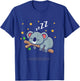 Sleepy Koala Sleeping T-Shirt - T-Shirt | Royal