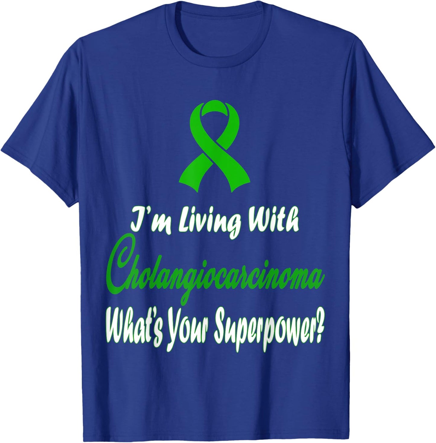 Cholangiocarcinoma Awareness T-Shirt - T-Shirt | Royal