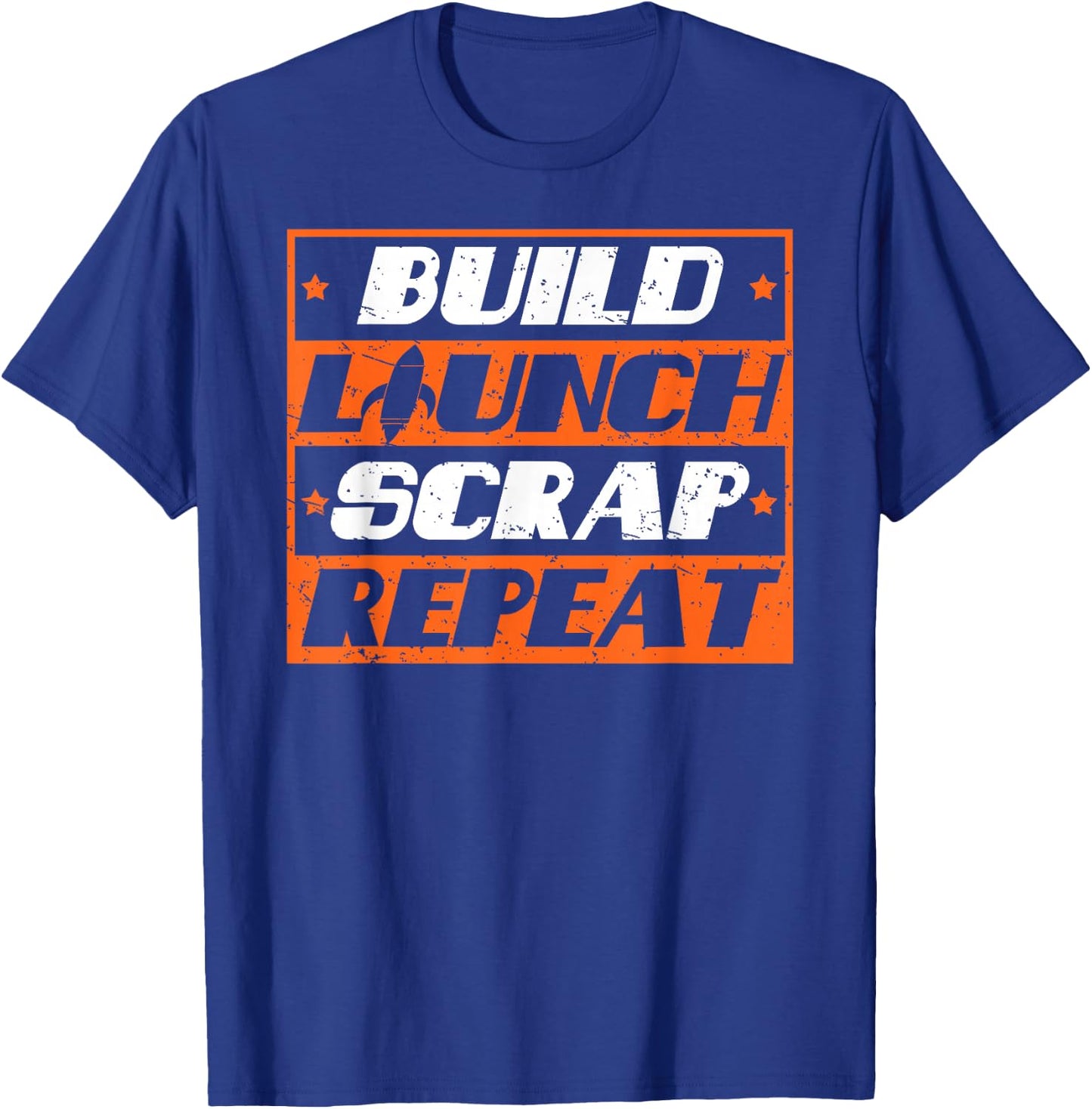 Aerospace Rocket Science Engineering Spaceship Astronautics T-Shirt - T-Shirt | Royal