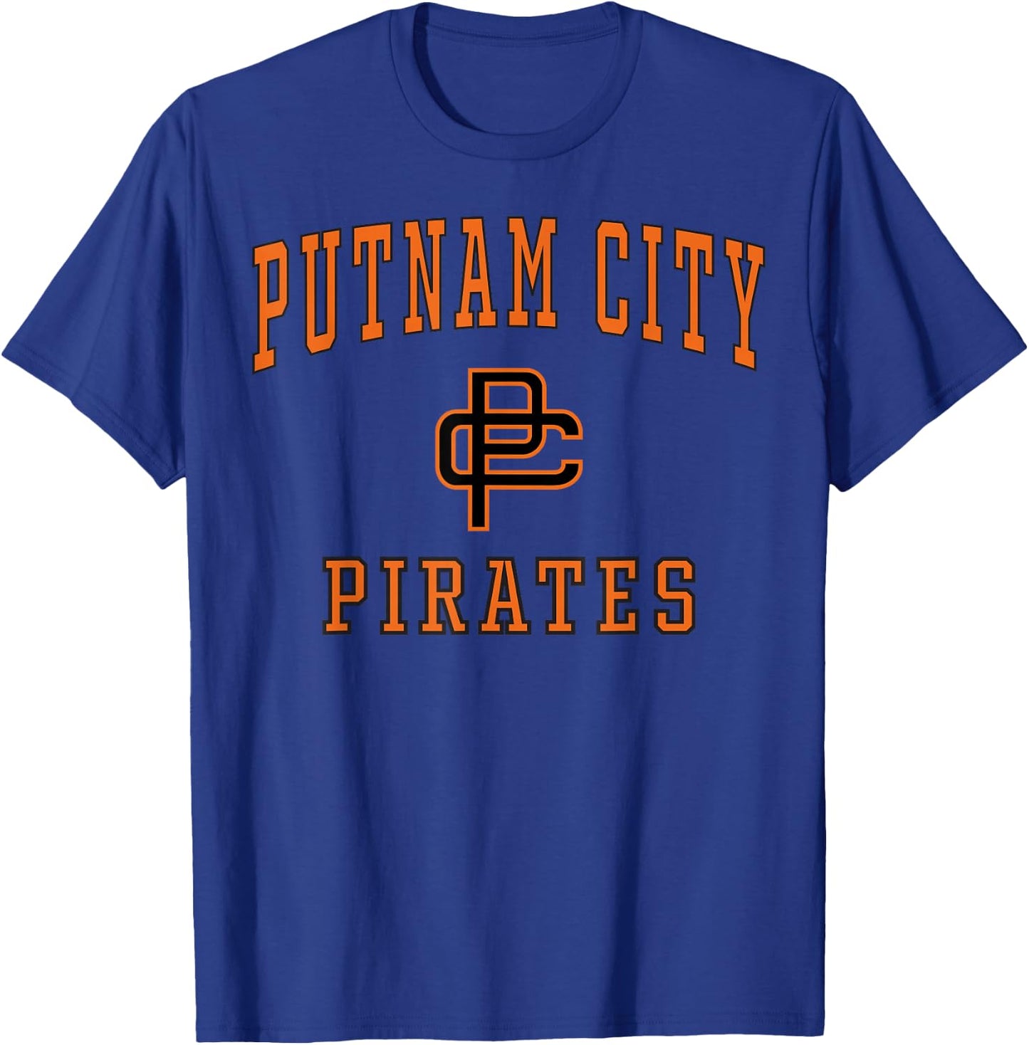 Putnam City High School Pirates C1 T-Shirt - T-Shirt | Royal