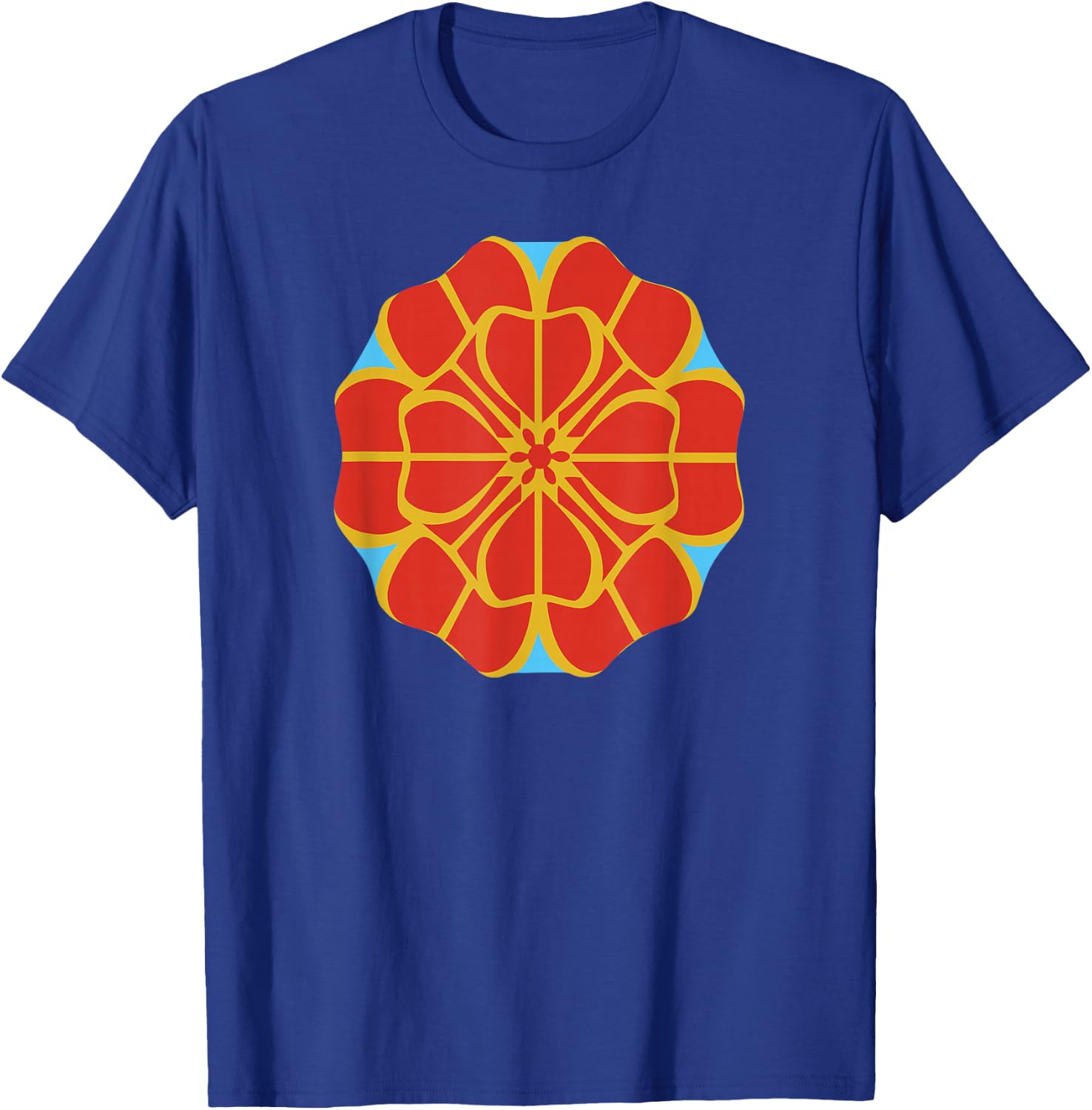 Hanagasa Flower Ryukyu Okinawa Japan Ryukyu Islands 沖縄 T-Shirt - T-Shirt | Royal