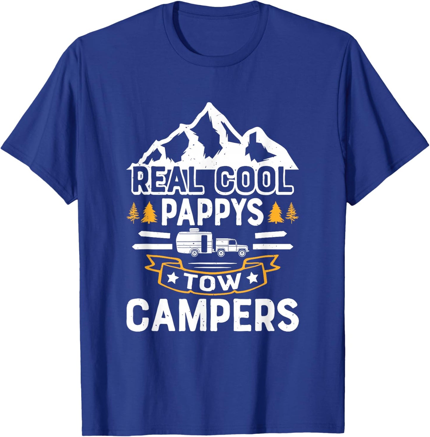 Camping Grandpa - Camping Pappy Camper T-Shirt - T-Shirt | Royal