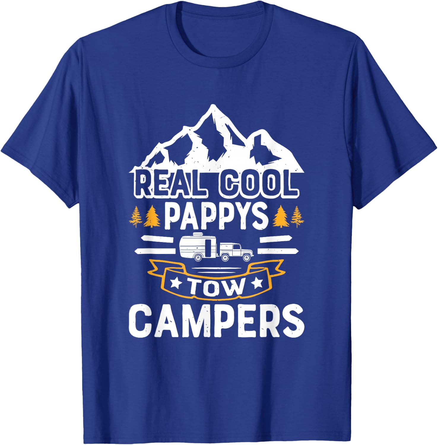 Camping Grandpa - Camping Pappy Camper T-Shirt - T-Shirt | Royal