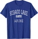 Sebago Lake Maine ME Vintage T-Shirt - T-Shirt | Royal