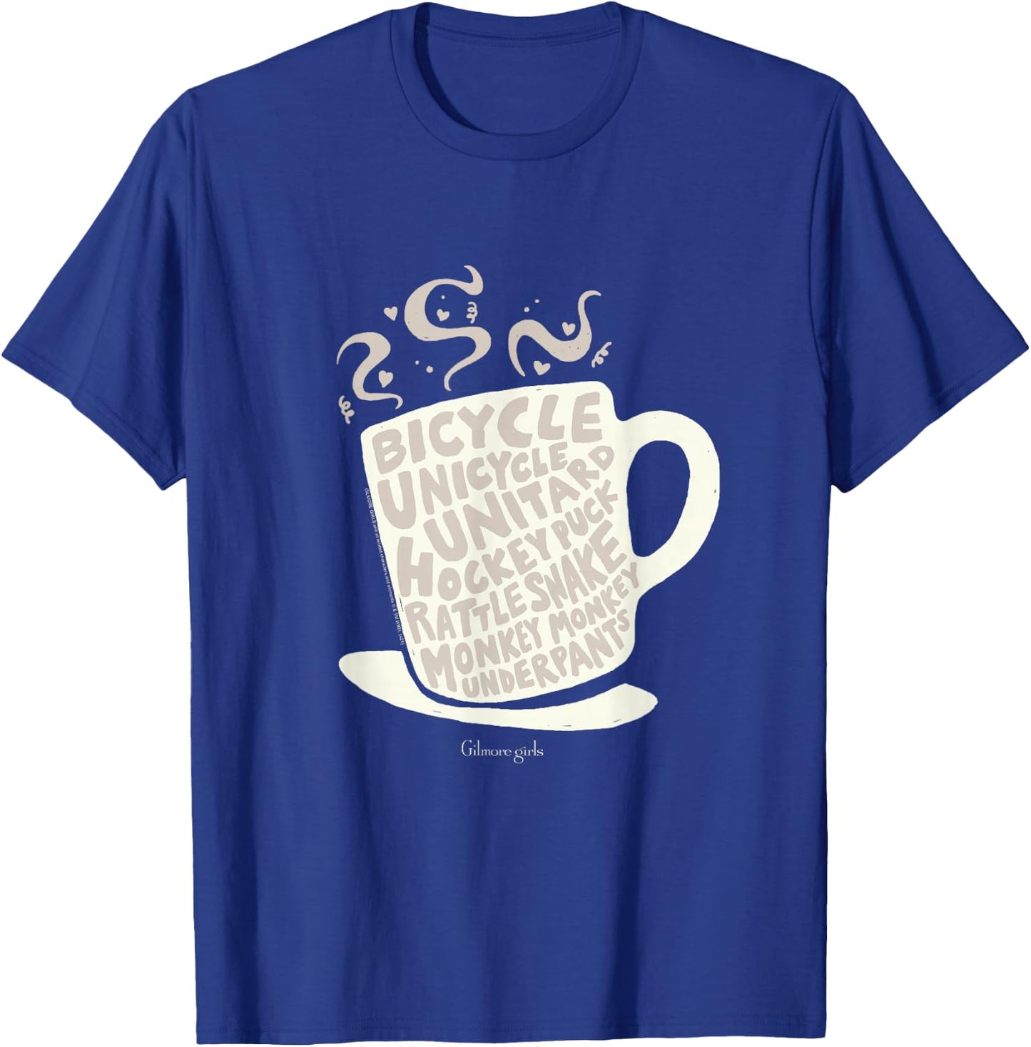 Gilmore Girls Bicycle Unicycle Unitard Coffee Mug TV Show T-Shirt - T-Shirt | Royal