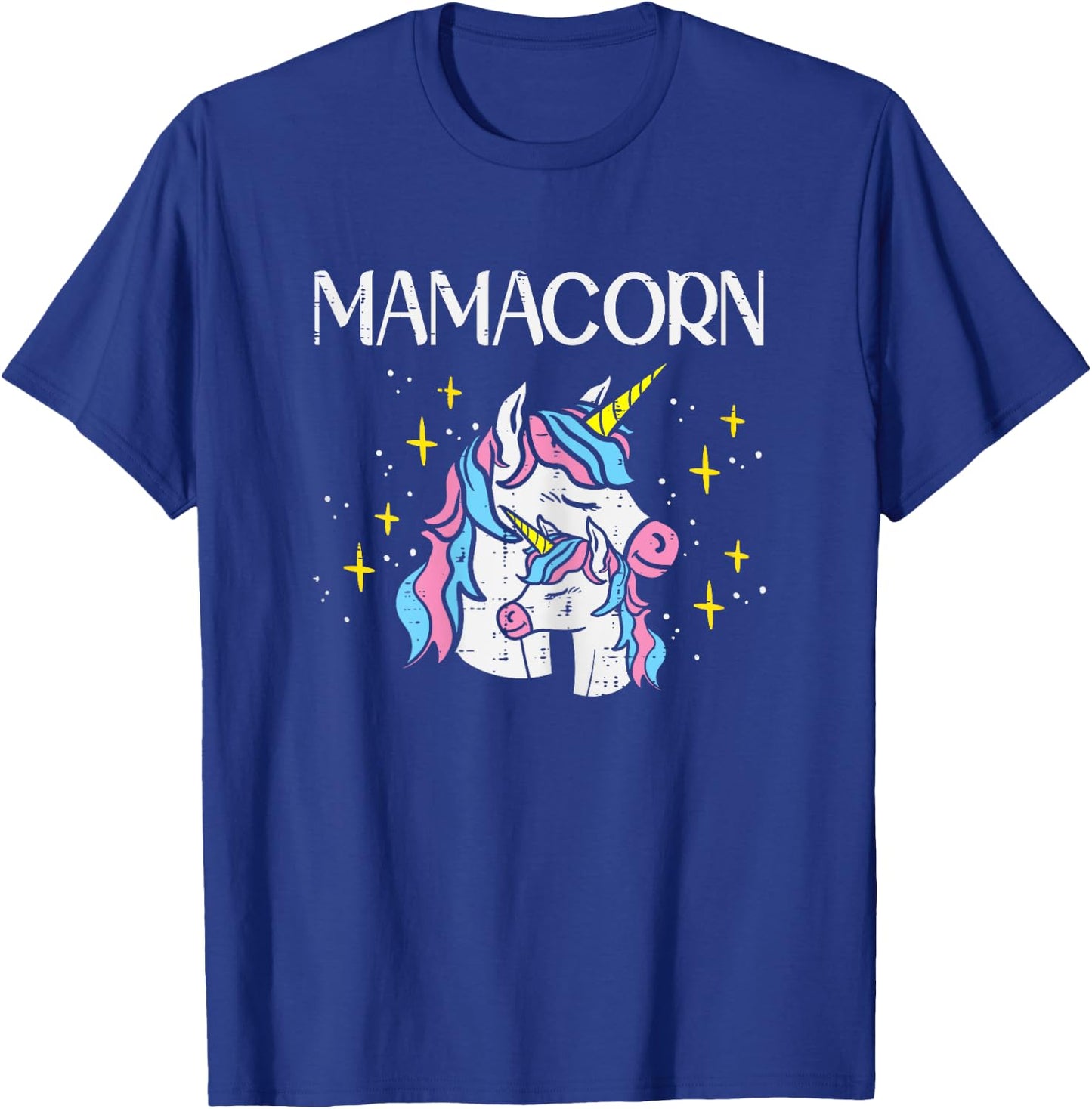 Mamacorn Mama Unicorn Magical Mothers Day Mom Mommy Women T-Shirt - T-Shirt | Royal