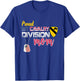 Proud 1st Cavalry Division Mom Patriotic Flag Mother's Day T-Shirt - T-Shirt | Royal