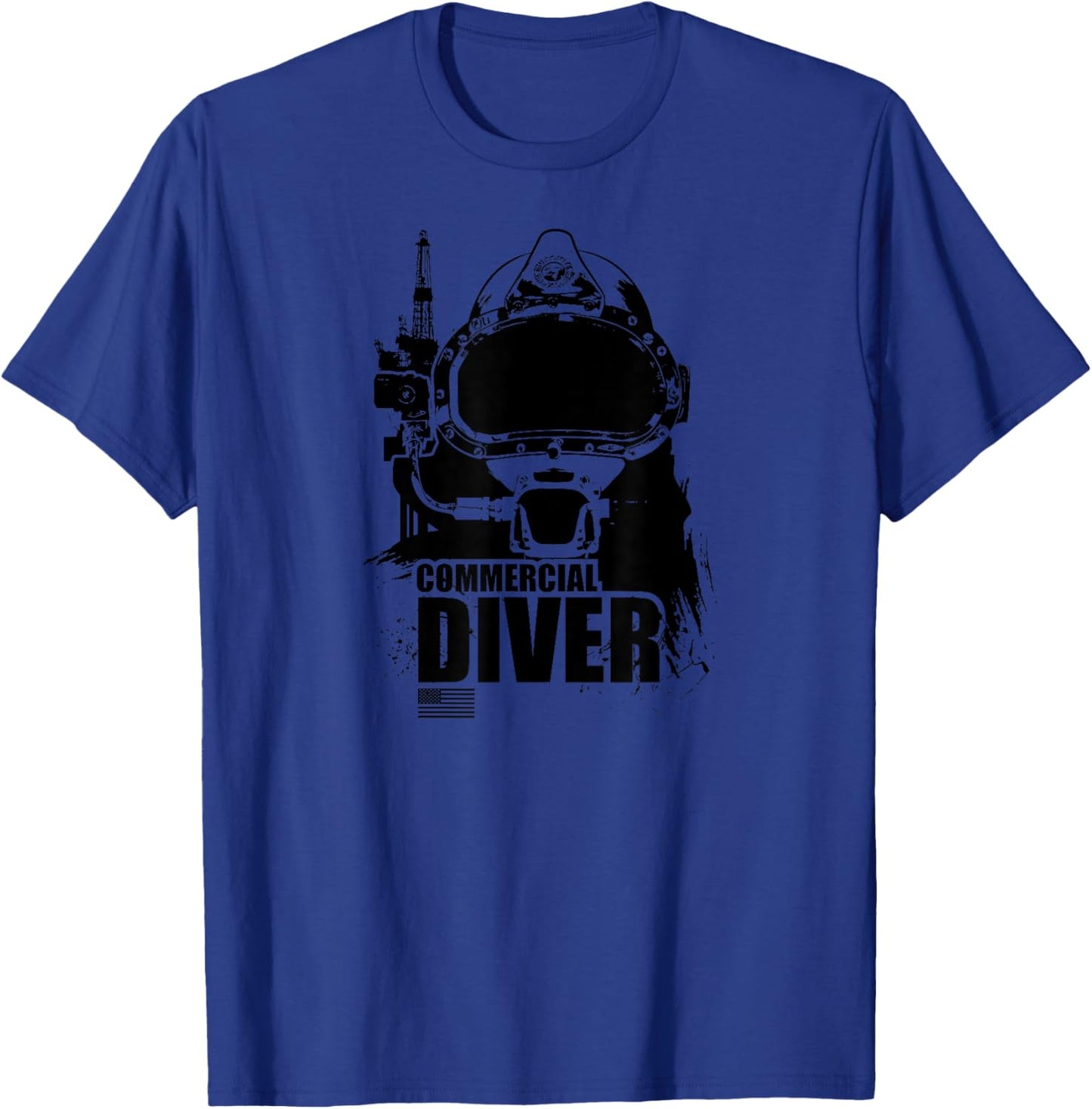 US Commercial Diver T-Shirt - T-Shirt | Royal