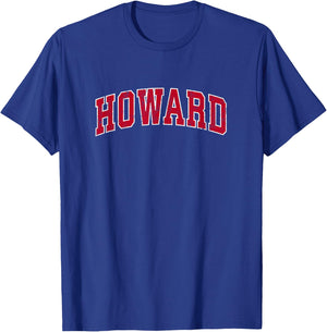 Howard Wisconsin WI Vintage Sports Design Red Design T-Shirt - T-Shirt | Royal