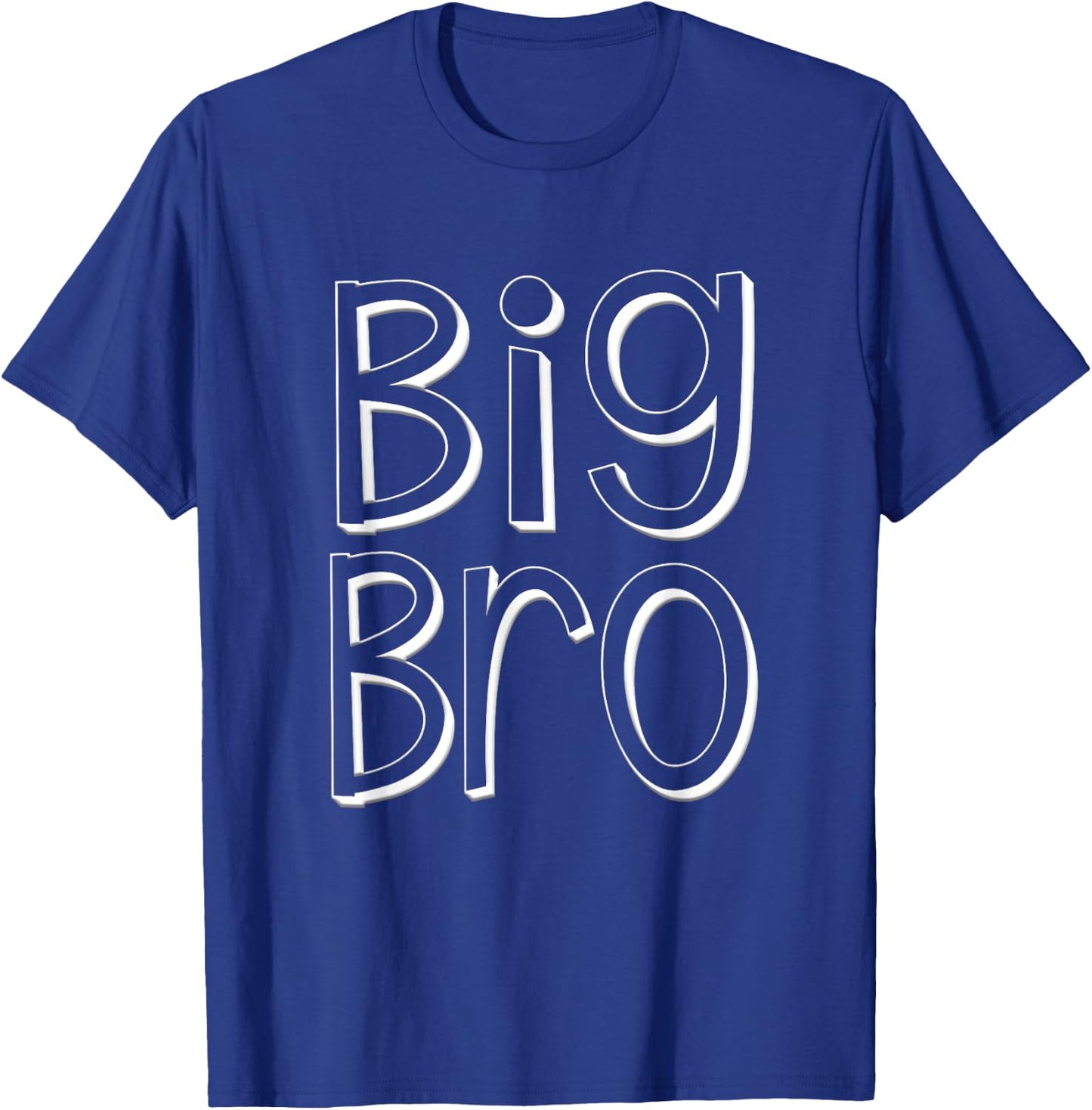 Big Bro Older Brother Boys Matching Siblings Family T-Shirt - T-Shirt | Royal