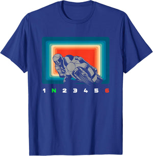 Motorcycle Apparel , Black T-Shirt - T-Shirt | Royal