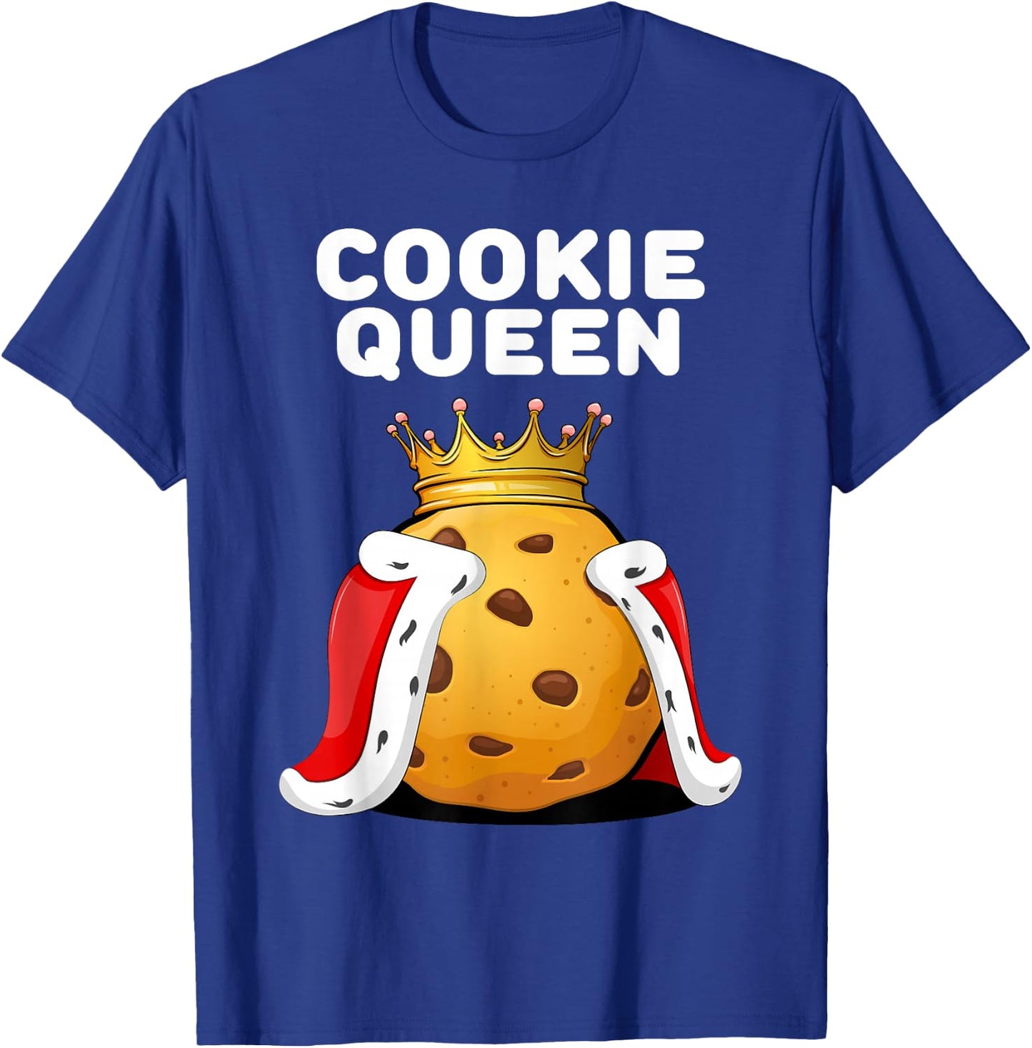 Cookie Shirts | Cookie Queen | Black Cute Cookie T-Shirt - T-Shirt | Royal