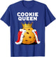 Cookie Shirts | Cookie Queen | Black Cute Cookie T-Shirt - T-Shirt | Royal