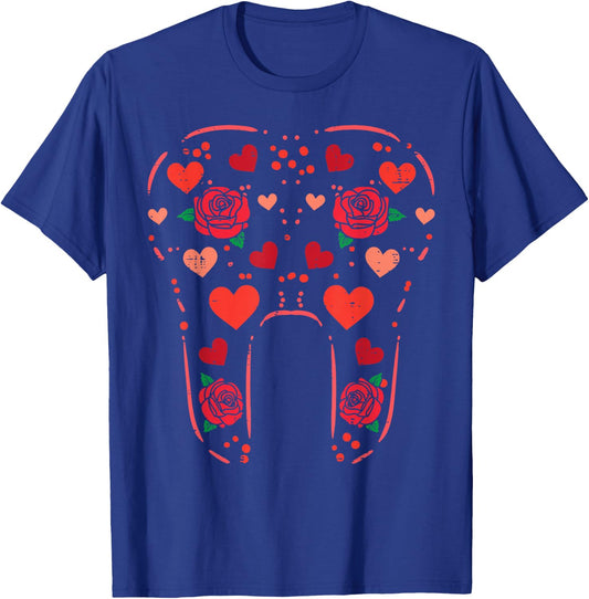 Valentines Day Tooth Teeth Dentist Dental Assistant Women T-Shirt - T-Shirt | Royal