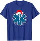 EMT Paramedic EMS Christmas Star of Life First Responder T-Shirt - T-Shirt | Royal