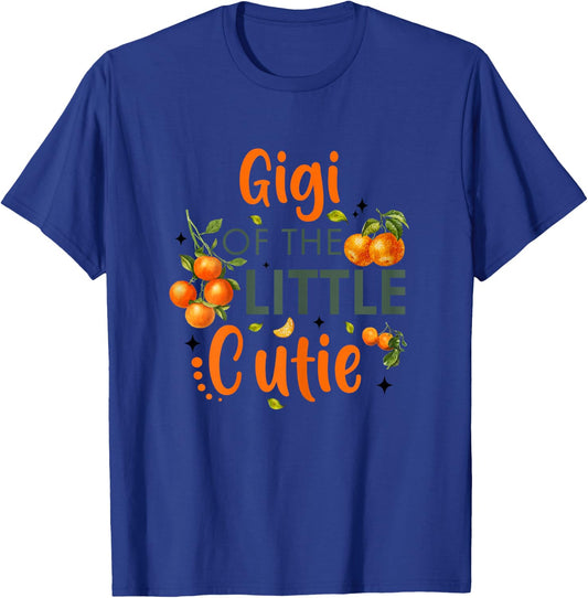 Gigi Of The Little Cutie Orange 1st Birthday Party T-Shirt - T-Shirt | Royal