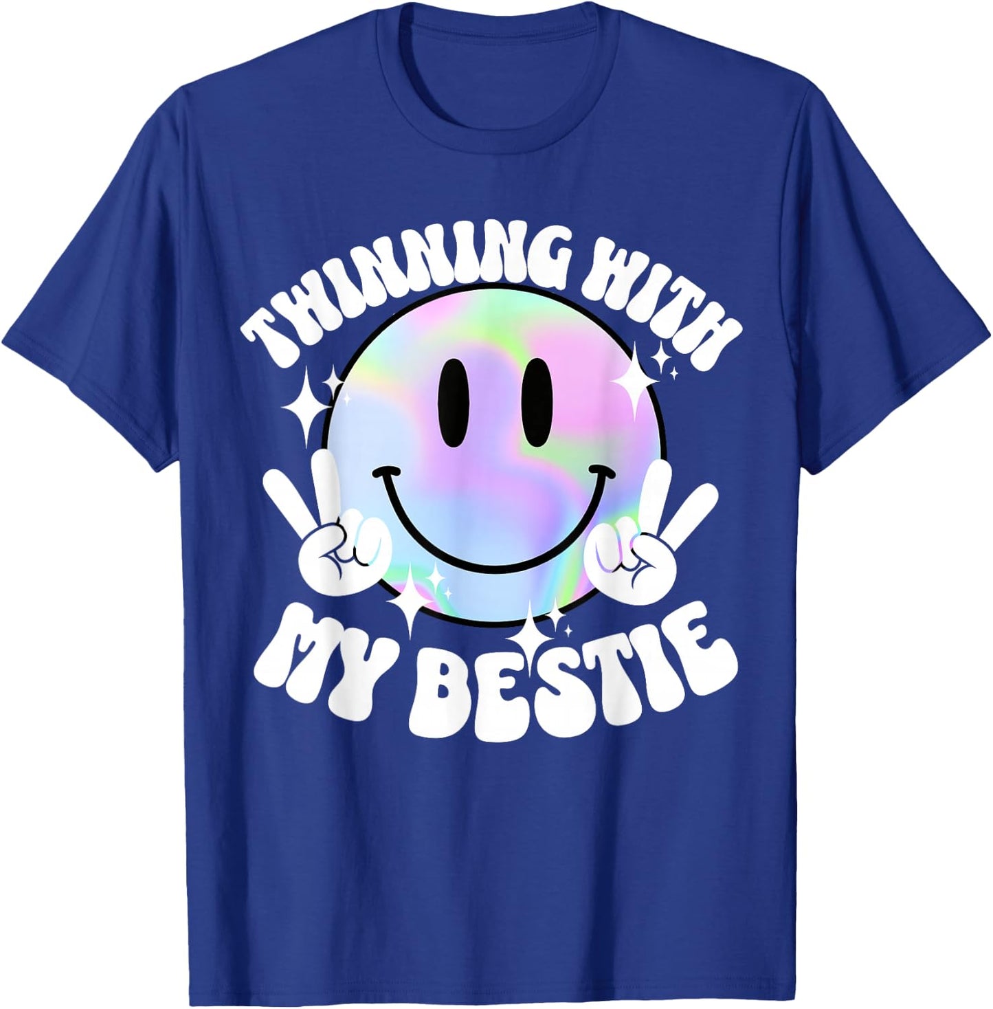 Twinning with My Bestie Spirit Week Twin Day Best Friend T-Shirt - T-Shirt | Royal
